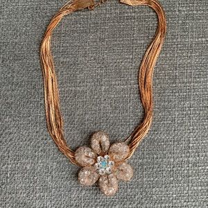 Beautiful flower necklace